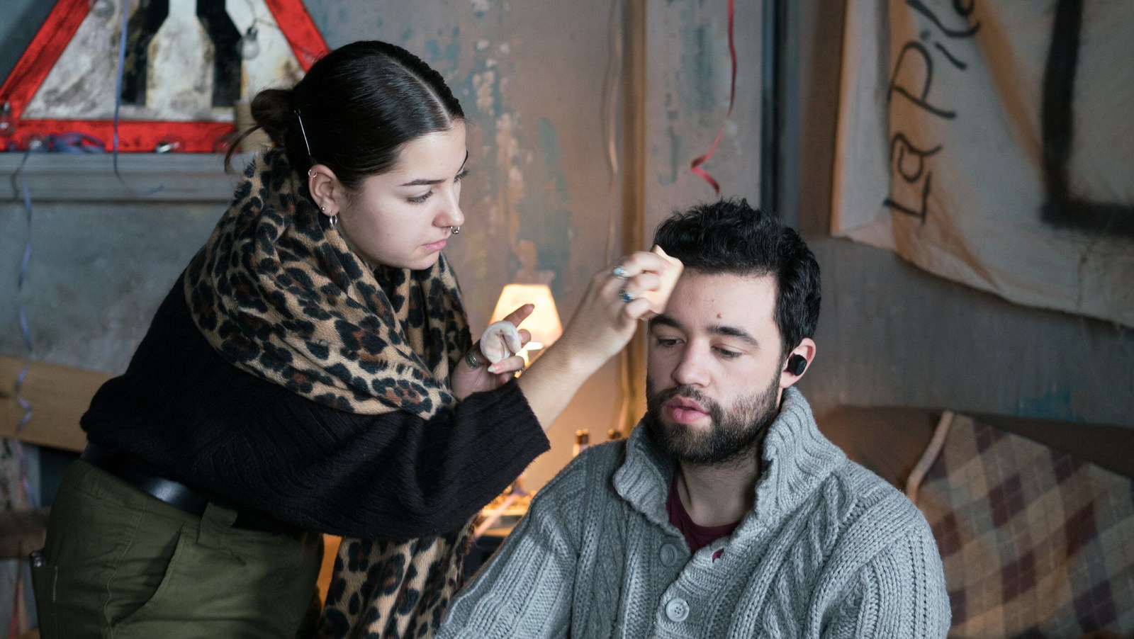 Alberto Pérez Paz, actor, en una interpretación teatral